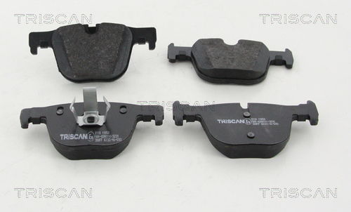 Bremsbelagsatz, Scheibenbremse Hinterachse Triscan 8110 11058 von Triscan