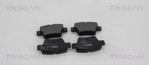 Bremsbelagsatz, Scheibenbremse Hinterachse Triscan 8110 28043 von Triscan