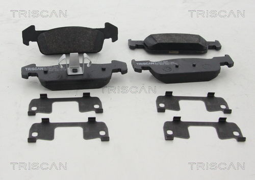 Bremsbelagsatz, Scheibenbremse Vorderachse Triscan 8110 25045 von Triscan