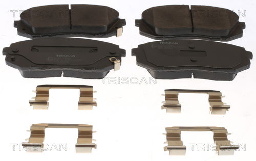 Bremsbelagsatz, Scheibenbremse Vorderachse Triscan 8110 43043 von Triscan