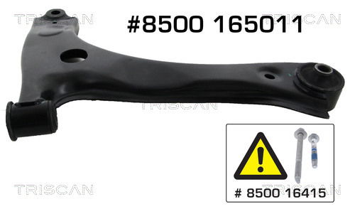 Lenker, Radaufhängung Triscan 8500 165011 von Triscan