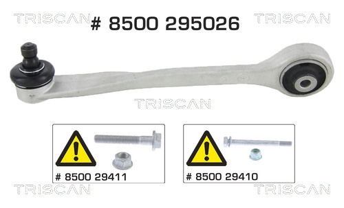 Lenker, Radaufhängung Triscan 8500 295026 von Triscan