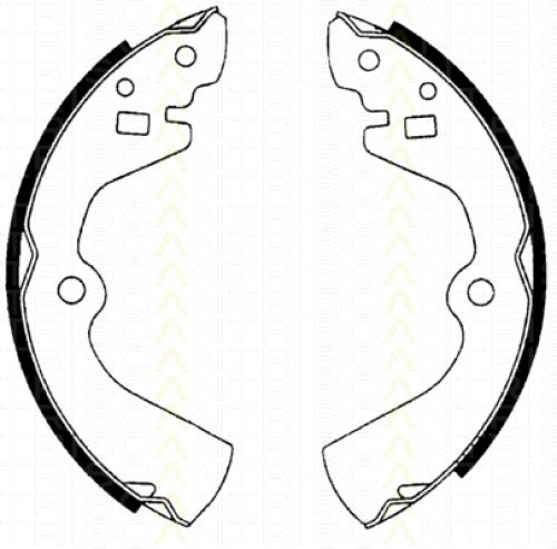 Triscan 810010464 Bremsbackensatz Triscan 810010464 Bremsbackensatz von Triscan