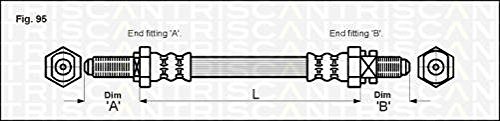 Triscan 815016224 Bremsschlauch hinten von Triscan
