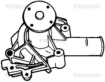 Wasserpumpe, Motorkühlung Triscan 8600 42816 von Triscan