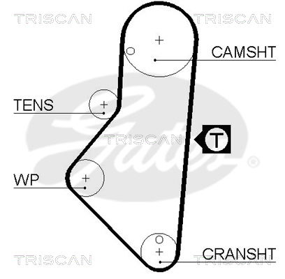 Zahnriemen Triscan 8645 5050xs Zahnriemen Triscan 8645 5050xs von Triscan