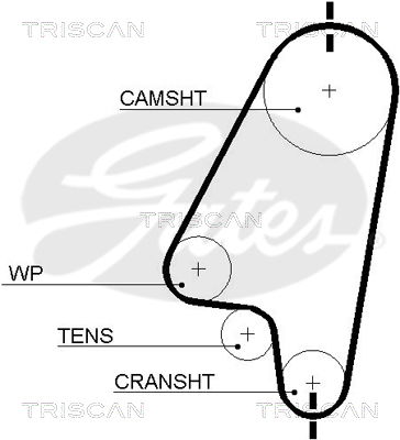 Zahnriemen Triscan 8645 5310xs Zahnriemen Triscan 8645 5310xs von Triscan