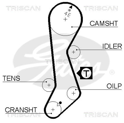 Zahnriemen Triscan 8645 5358xs von Triscan