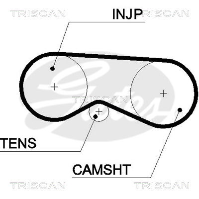 Zahnriemen Triscan 8645 5531xs Zahnriemen Triscan 8645 5531xs von Triscan