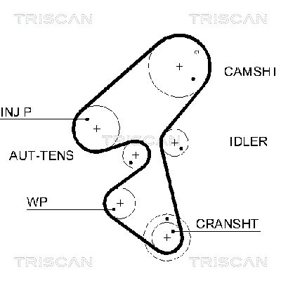 Zahnriemen Triscan 8645 5587xs Zahnriemen Triscan 8645 5587xs von Triscan
