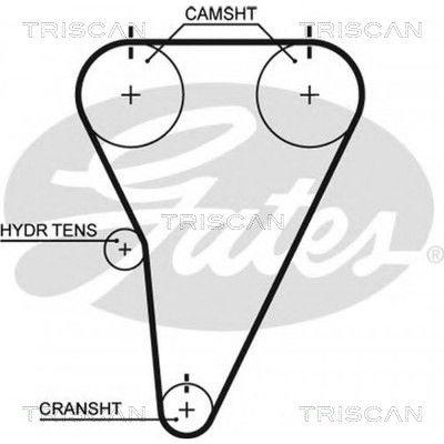 Zahnriemen Triscan 8645 t215 Zahnriemen Triscan 8645 t215 von Triscan