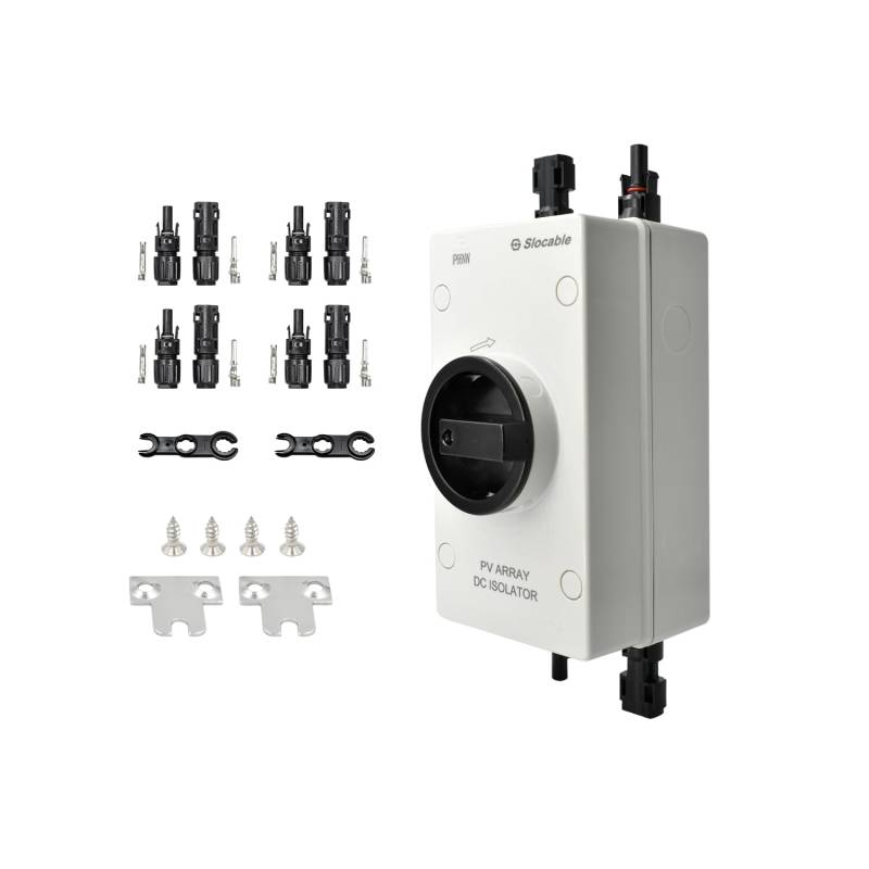 Trisinger DC Trennschalter Leistungsschalter 32A 1000V, IP66 Wasserdicht Isolator für Solarmodule Anlage von Trisinger