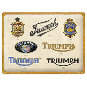 BLECHSCHILD TRIUMPH EVOLUTION BXH:40X30CM Triumph BLECHSCHILD TRIUMPH EVOLUTION BXH:40X30CM Triumph von Triumph
