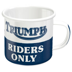 Emaille-Becher Triumph Drivers Only 360 ml Emaille-Becher Triumph Drivers Only 360 ml von Triumph