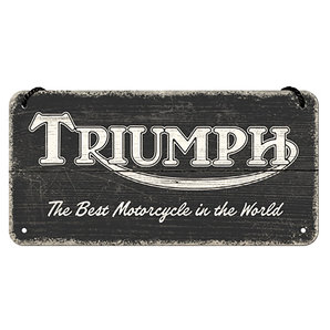 Triumph Blech- Hängeschild Maße: 20 x 10 cm von Triumph