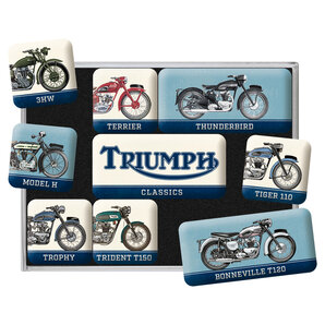 Triumph Magnet Set 9-teilig Magnetset von Triumph