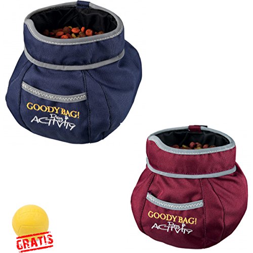 TRIXIE Snack-Tasche Goody Bag Polyester mit zusätzlicher Fronttasche +BALL Gratis TRIXIE Snack-Tasche Goody Bag Polyester mit zusätzlicher Fronttasche +BALL Gratis von Trixie