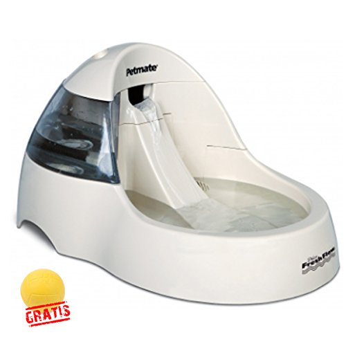 TRIXIE Wasserautomat spendet frisches, fließendes Wasser für Hunde + BALL Gratis (3 l) von Trixie