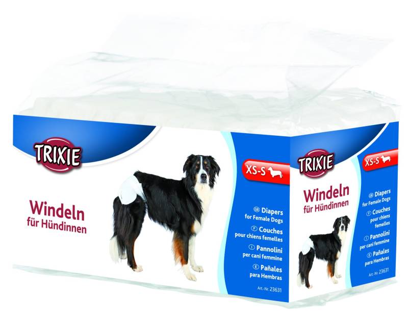 Trixie 23631 Windeln für Hündinnen, XS/S, 12er Pack von Trixie