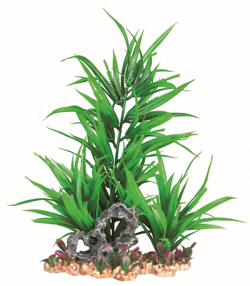 TX-89303 Plastic Plant in Gravel Bed 28 cm TX-89303 Plastic Plant in Gravel Bed 28 cm von Trixie