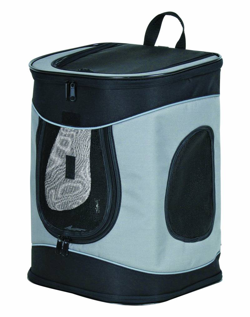 Trixie 28944 Timon Rucksack, 34 × 44 × 30 cm, schwarz/grau von Trixie