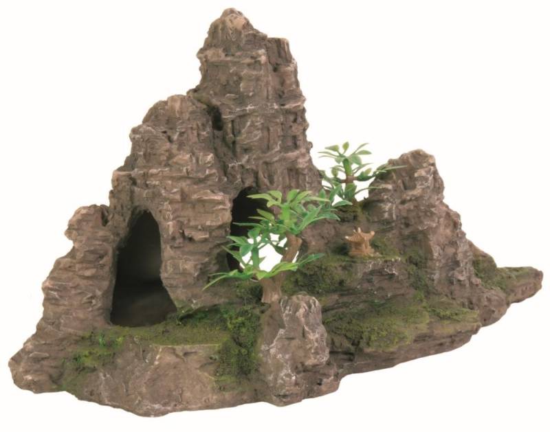 Trixie 8853 Felsformation mit Höhle/Pflanzen, 22 cm von Trixie