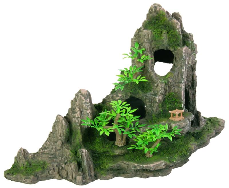 Trixie 8854 Felsformation mit Höhle/Pflanzen, 27 cm von Trixie