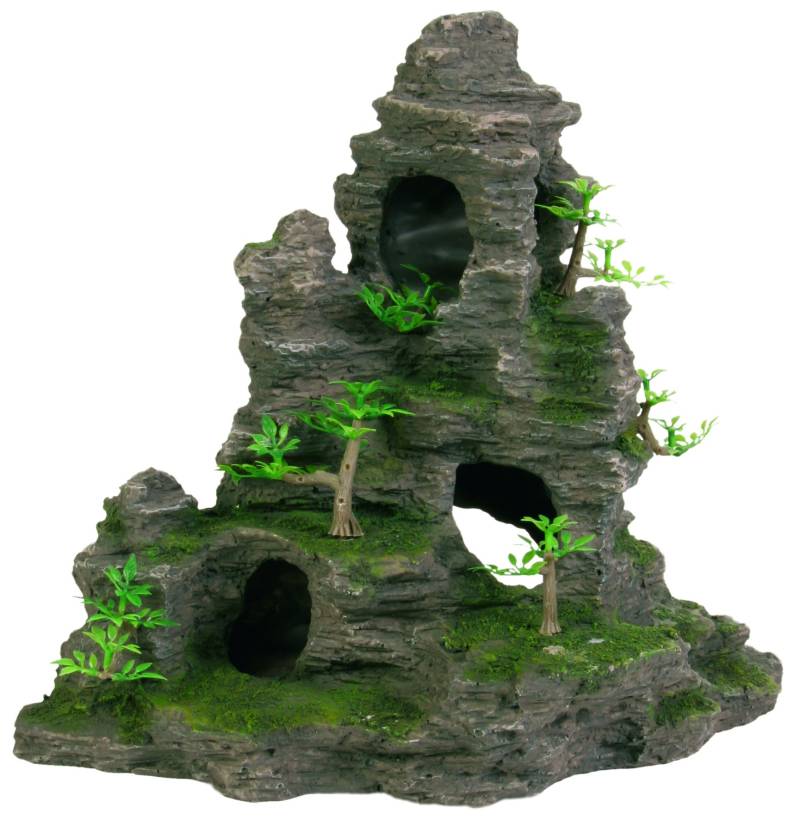 Trixie 8859 Felsformation Höhle/Pflanzen, stehend, 31 cm von Trixie
