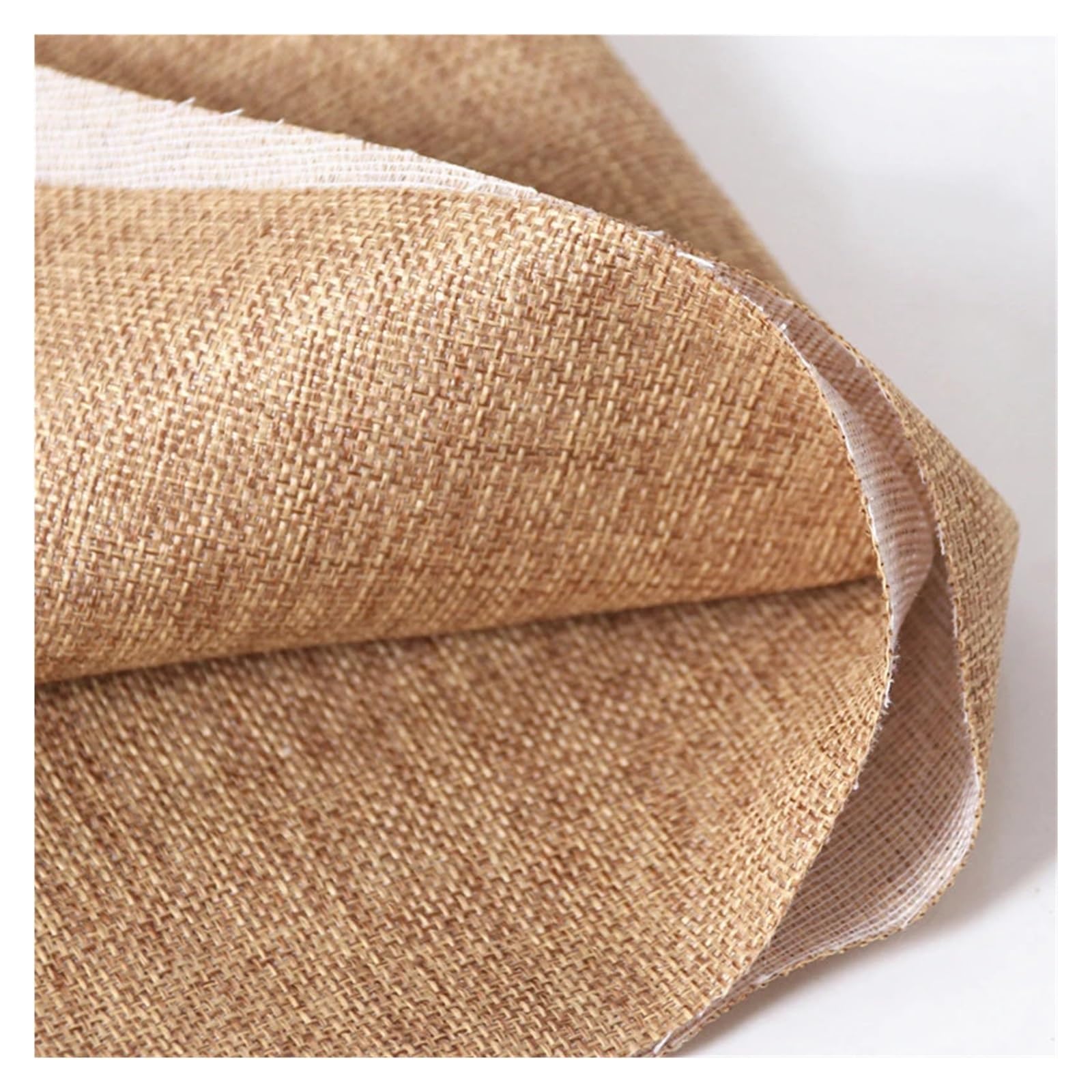 Lautsprecher Stoff,Akustikstoff 1,46 x 0,5 m Staubdichter Leinenstoff Lautsprechernetz-Abdeckungsstoff Einfarbiger Sofa-Hintergrund Heimtextilstoff Akustische Lieferungen(Camel) von Trohollis