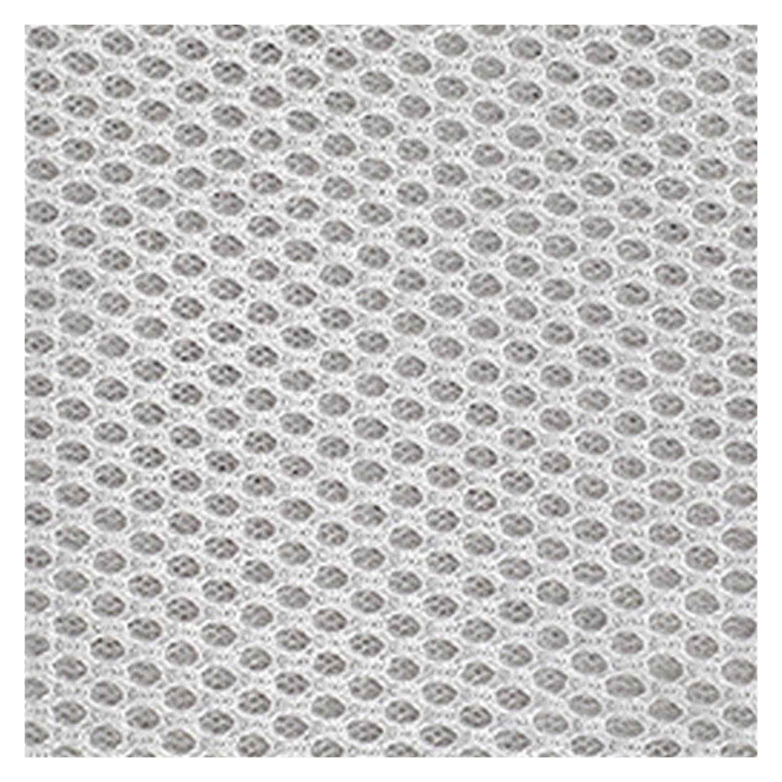 Lautsprecher Stoff,Akustikstoff 140 50cm Atmungsaktive Lautsprecher Tuch Grille Dustcloth Filter Stoff Mesh Stereo Gille Stoff Staubdicht(Silver) von Trohollis