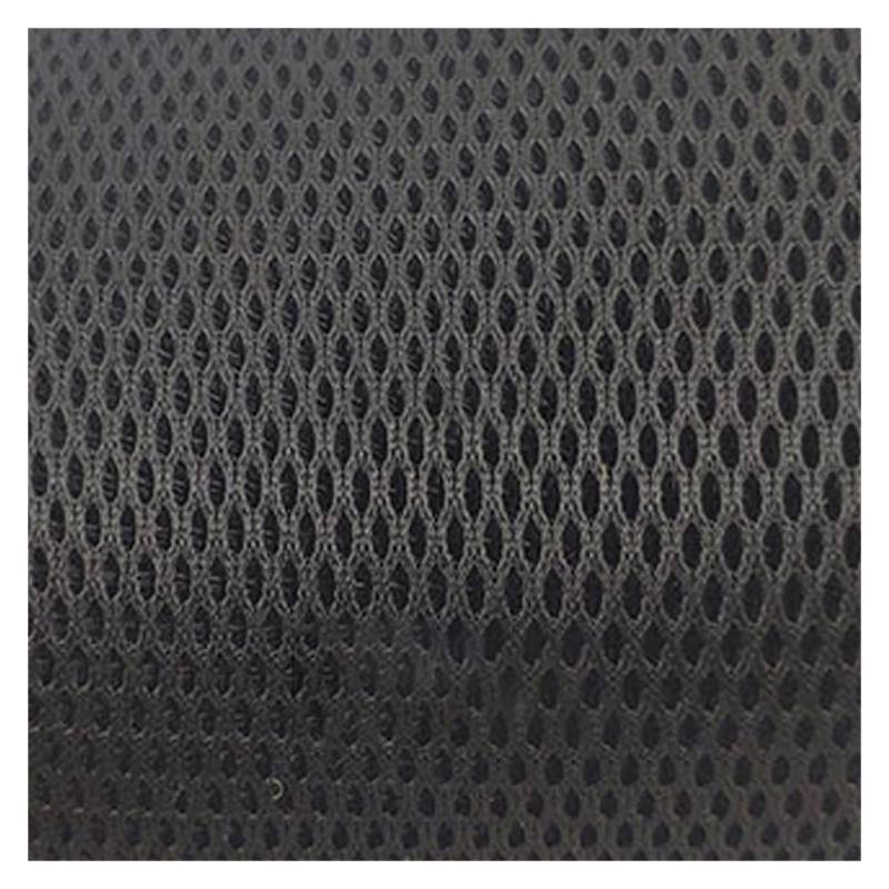 Lautsprecher Stoff,Akustikstoff 140x50cm Lautsprecher Mesh Tuch Staubdicht Schalldichte Netzabdeckung Stereo Gille Stoff Grill Radio Akustikfilter Schutzzubehör(Black) von Trohollis