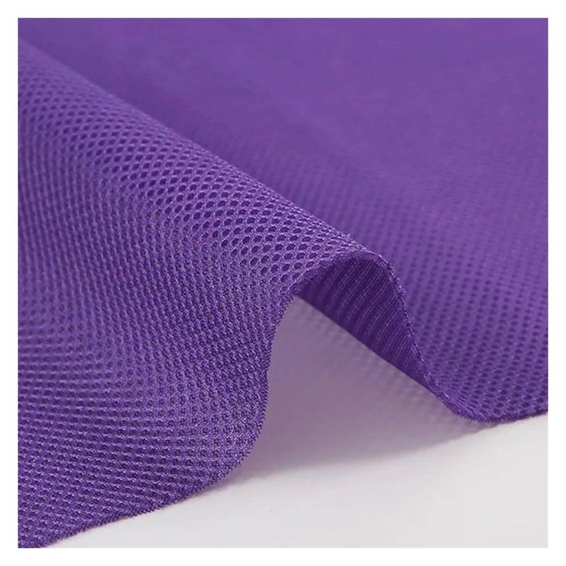 Lautsprecher Stoff,Akustikstoff Atmungsaktives 3D-Netzgewebe, Luftschicht, einfarbig, handgefertigt, DIY-Polsterung, Stuhllautsprecher, staubdicht, schalldicht, Netzbezug(Purple) von Trohollis