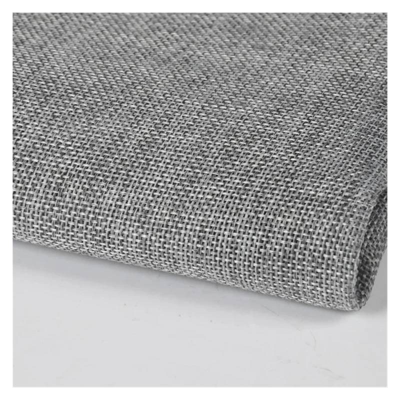 Lautsprecher Stoff,Akustikstoff Lautsprecher-Grilltuch, Leinenstoff, schützendes staubdichtes Netztuch, Stereo-Stoffersatz for Medienschränke, KTV-Boxen(Gray) von Trohollis
