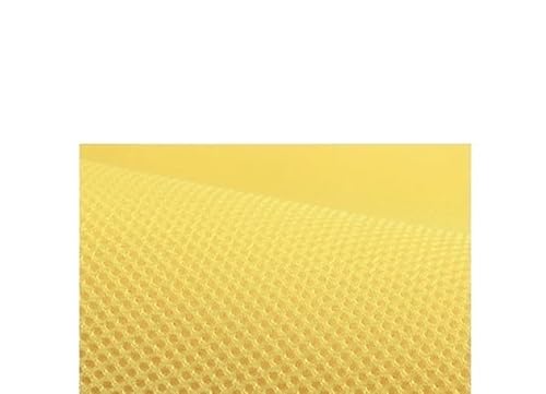 Lautsprecher Stoff,Akustikstoff Lautsprecher-Grilltuch, Stereo-Stoff, Netztuch, Lautsprecher-Schutzzubehör, 8 Farboptionen, 1,5m*0,5m(B08-Yellow) von Trohollis