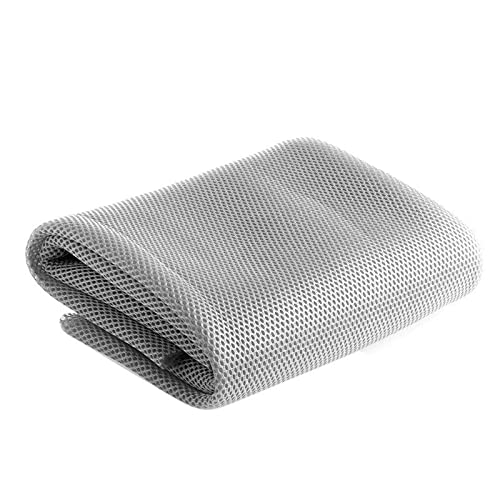 Lautsprecher Stoff,Akustikstoff Lautsprecher Mesh Lautsprecher Grill Tuch Stereo Grille Stoff Staubdicht Audio Tuch(Silver) von Trohollis
