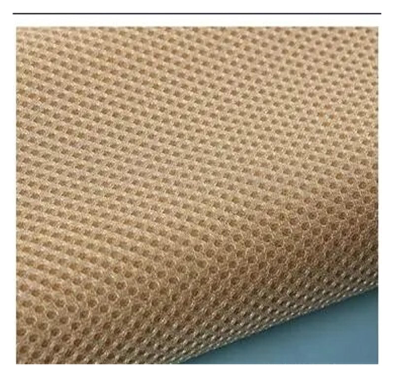 Lautsprecher Stoff,Akustikstoff Lautsprecher-Netzstoffe for Stereo-Resonanzkörper, dick, atmungsaktiv, 155 cm breit, 185 g/m², 2 mm dick(Beige,100CMX150CM_180 GSM) von Trohollis