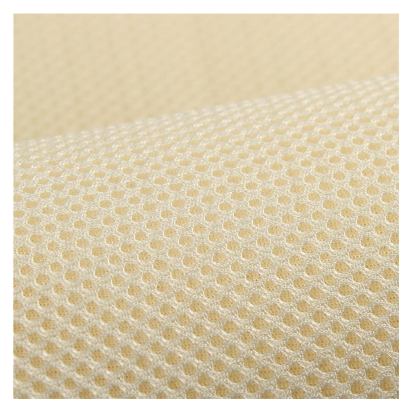 Lautsprecher Stoff,Akustikstoff Netzstoff Meterware for Lautsprecherboxen, Hörner, Kinotechnik, staubdicht, atmungsaktiv, einfarbig, Schwarz, Braun, Grau(Beige White) von Trohollis