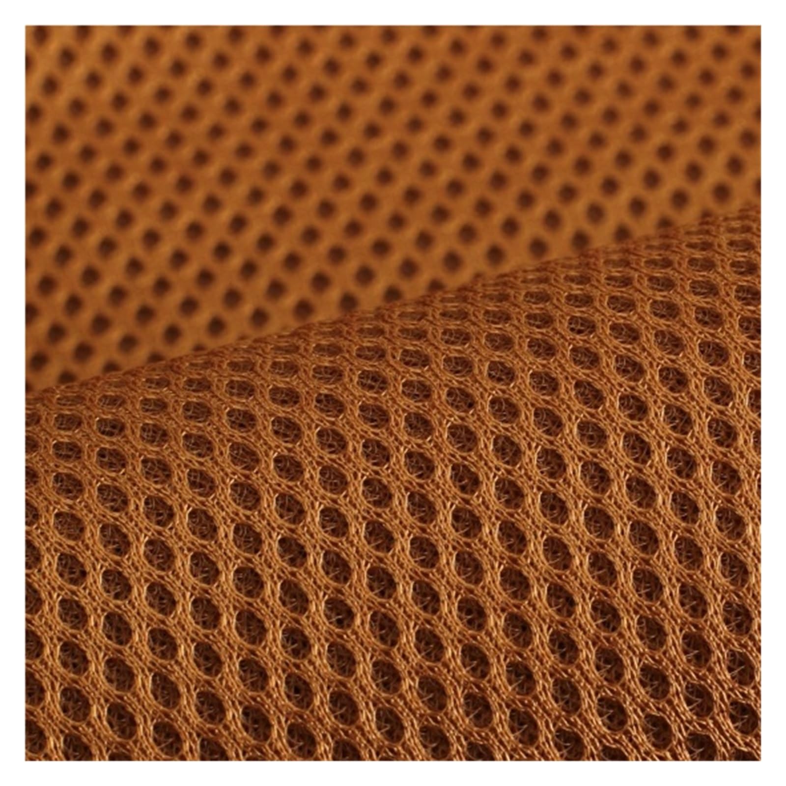 Lautsprecher Stoff,Akustikstoff Netzstoff Meterware for Lautsprecherboxen, Hörner, Kinotechnik, staubdicht, atmungsaktiv, einfarbig, Schwarz, Braun, Grau(Earthy Yellow) von Trohollis