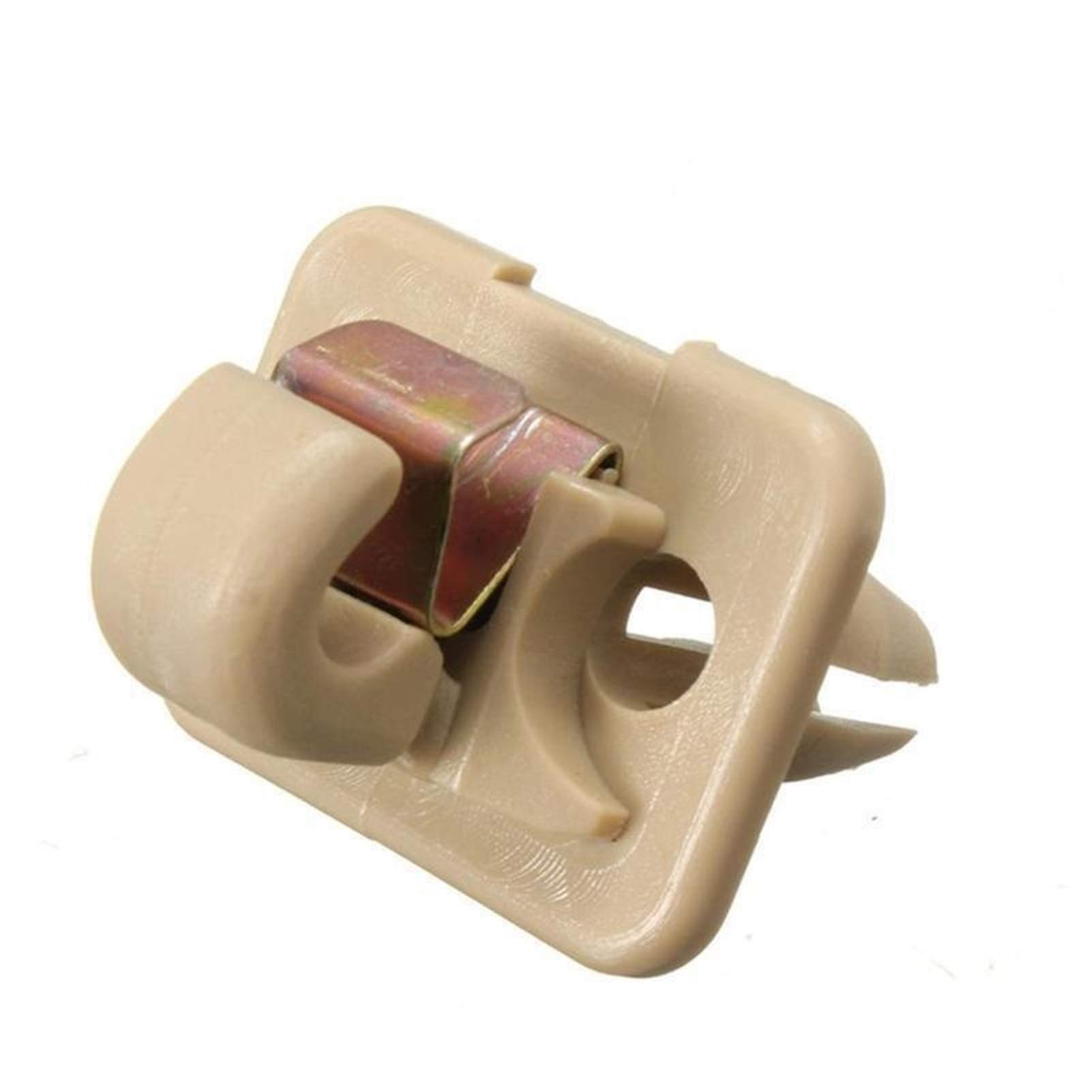 Sonnenblende Halterung,Sonnenblende Clip 1 STÜCKE Auto Interieur Sun Visor Hook Clip Passend für A3 A4L A5 Q3 Q5 Grau/Beige Auto Sonnenvisier Clip Haken Halter Fixierclip(Beige) von Trohollis