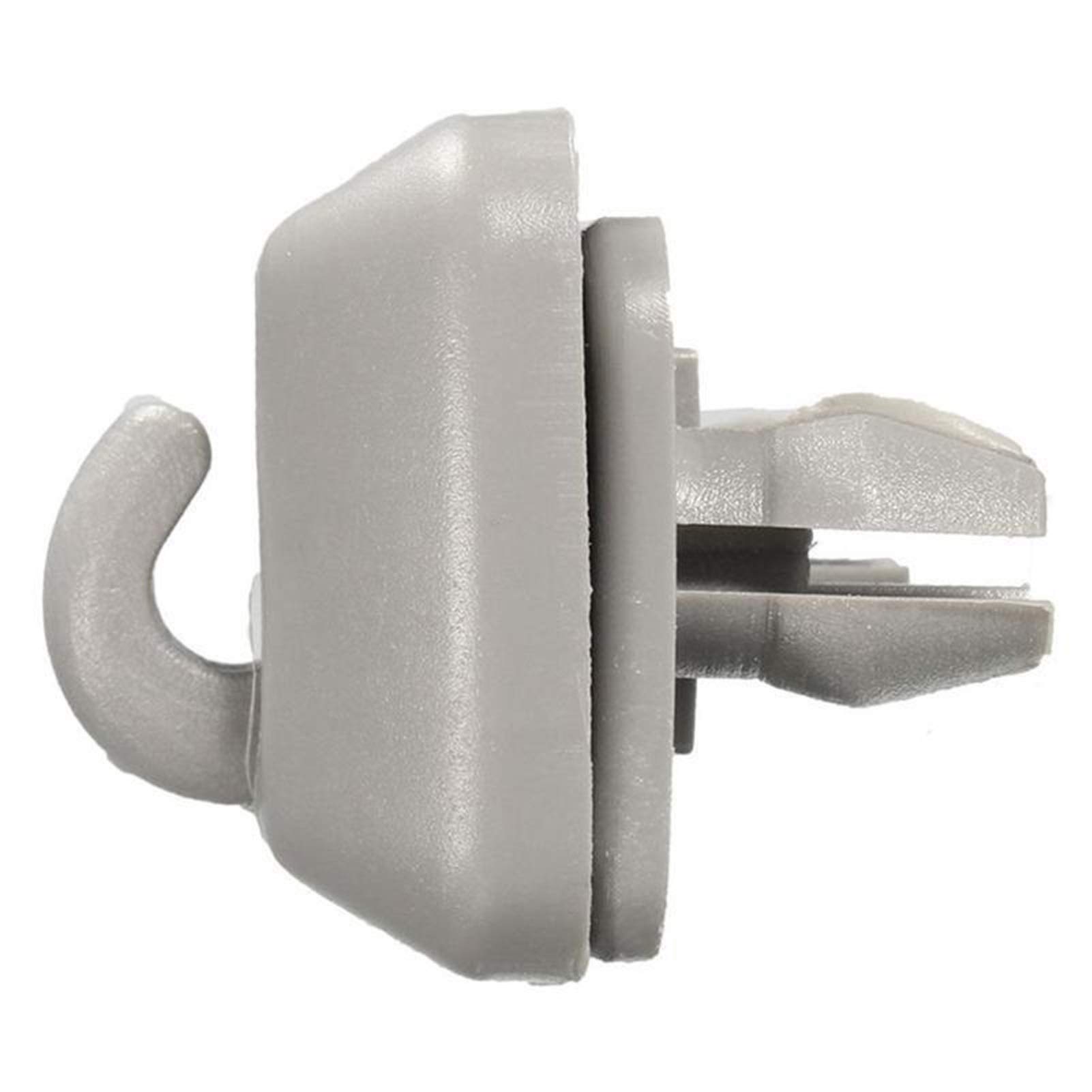 Sonnenblende Halterung,Sonnenblende Clip 1 STÜCKE Auto Interieur Sun Visor Hook Clip Passend für A3 A4L A5 Q3 Q5 Grau/Beige Auto Sonnenvisier Clip Haken Halter Fixierclip(Gray) von Trohollis