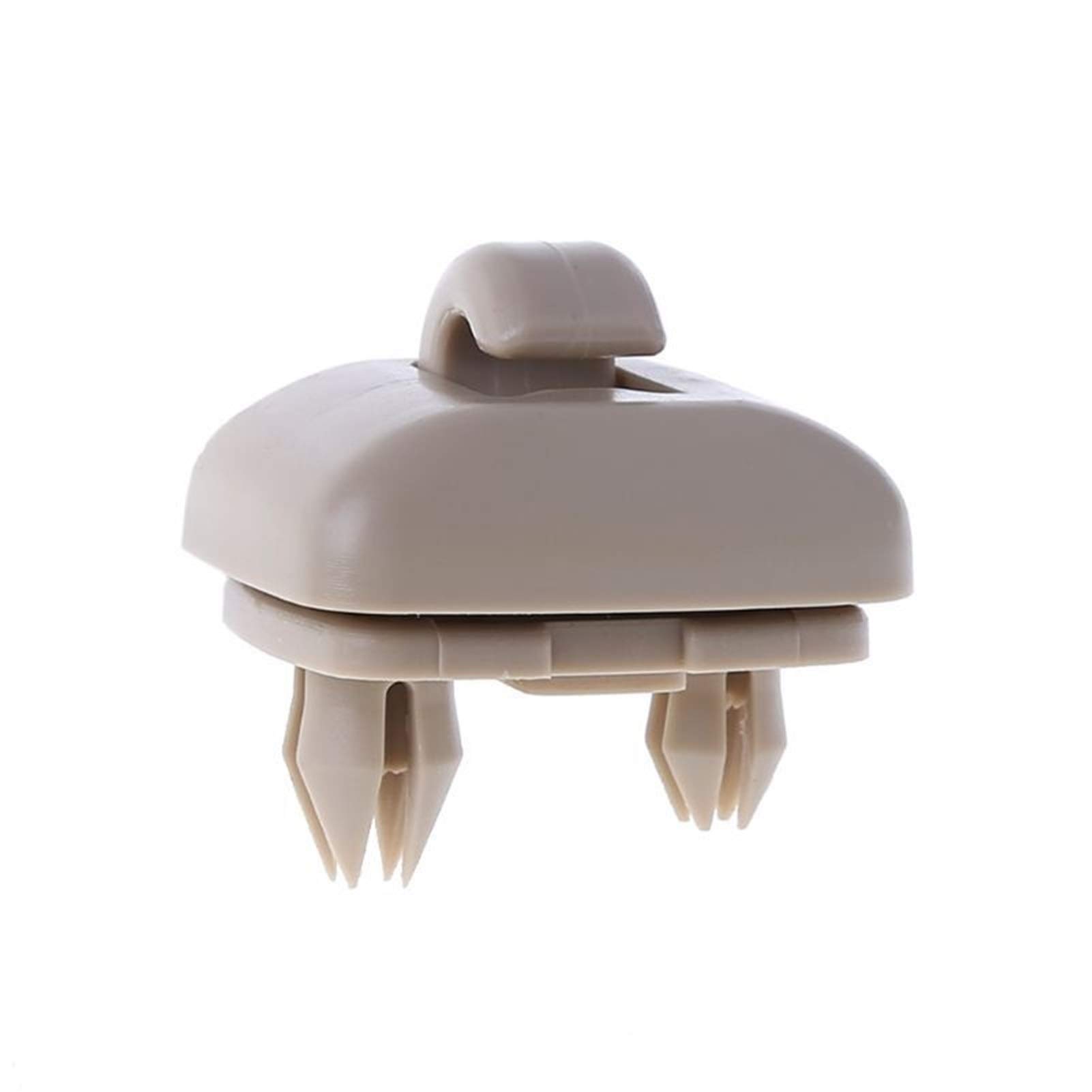Sonnenblende Halterung,Sonnenblende Clip 1 stück Auto-Styling Innensonnenvisier-Haken-Clip-Halterung-Aufhänger Passend Passend Passend für A1 A3 A4 A5 Q3 Q5 Autozubehör(Beige) von Trohollis