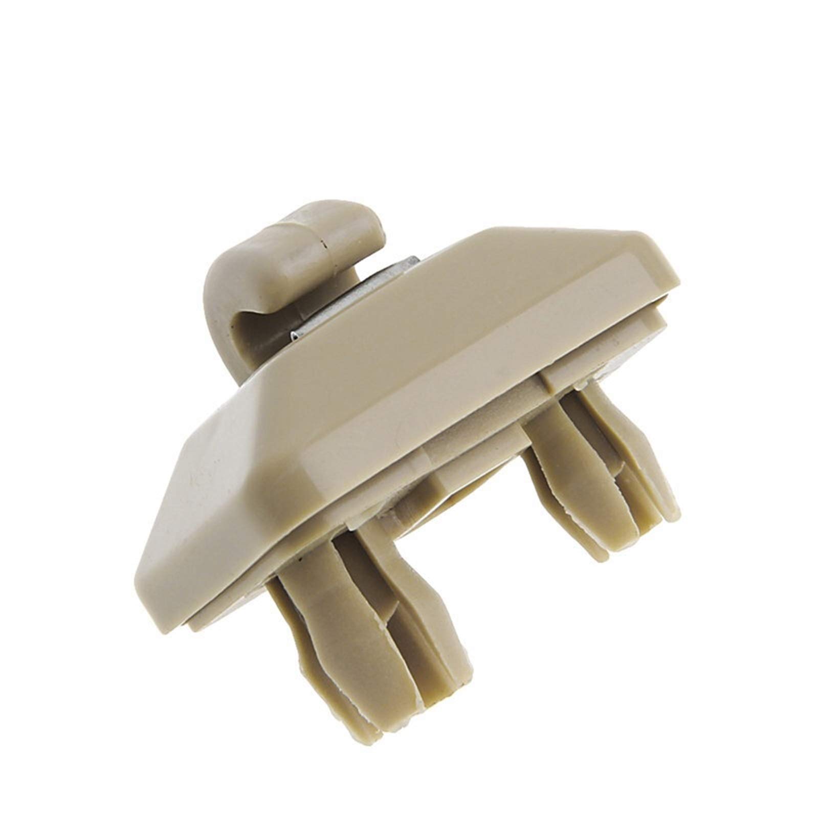Sonnenblende Halterung,Sonnenblende Clip 1 stück Kunststoff grau/beige sonnenvisierclip hakenhalter Passend Passend Passend für a1 a3 A4 A5 Q3 Q5 2013 2014 2015(Beige) von Trohollis