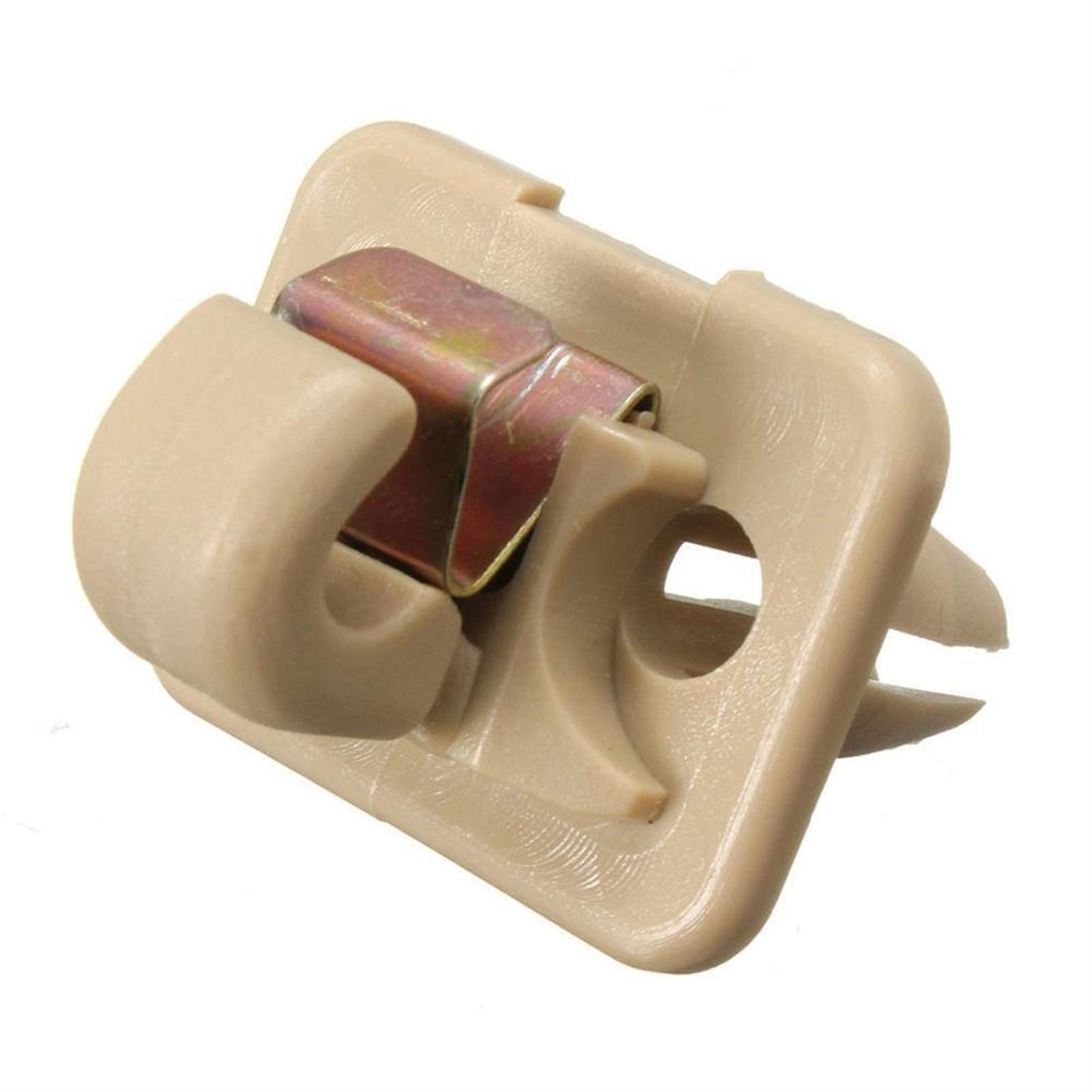 Sonnenblende Halterung,Sonnenblende Clip 1 stücke Auto sonnenvisier Clip Halterung innere sonnenvisier Haken Clip Bracket Passend Passend Passend für a1 a3 a4 a5 q3 q5 a7 b6 b7 b7 b8 s4 s5(Beige) von Trohollis