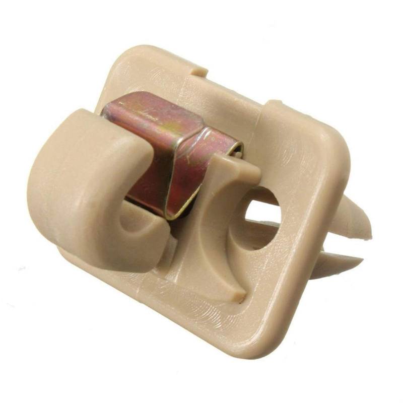 Sonnenblende Halterung,Sonnenblende Clip 1 stücke Auto sonnenvisier Clip Halterung innere sonnenvisier Haken Clip Bracket Passend Passend Passend für a1 a3 a4 a5 q3 q5 a7 b6 b7 b7 b8 s4 s5(Beige) von Trohollis