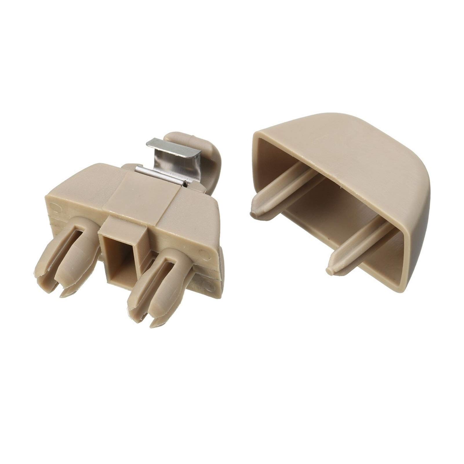 Sonnenblende Halterung,Sonnenblende Clip 2 stücke Sonnenvisier Aufhänger Clip Hakenhalter Passend Passend Passend für VW Passat B7 Passend Passend Passend für Skoda Sitz(Gray) von Trohollis
