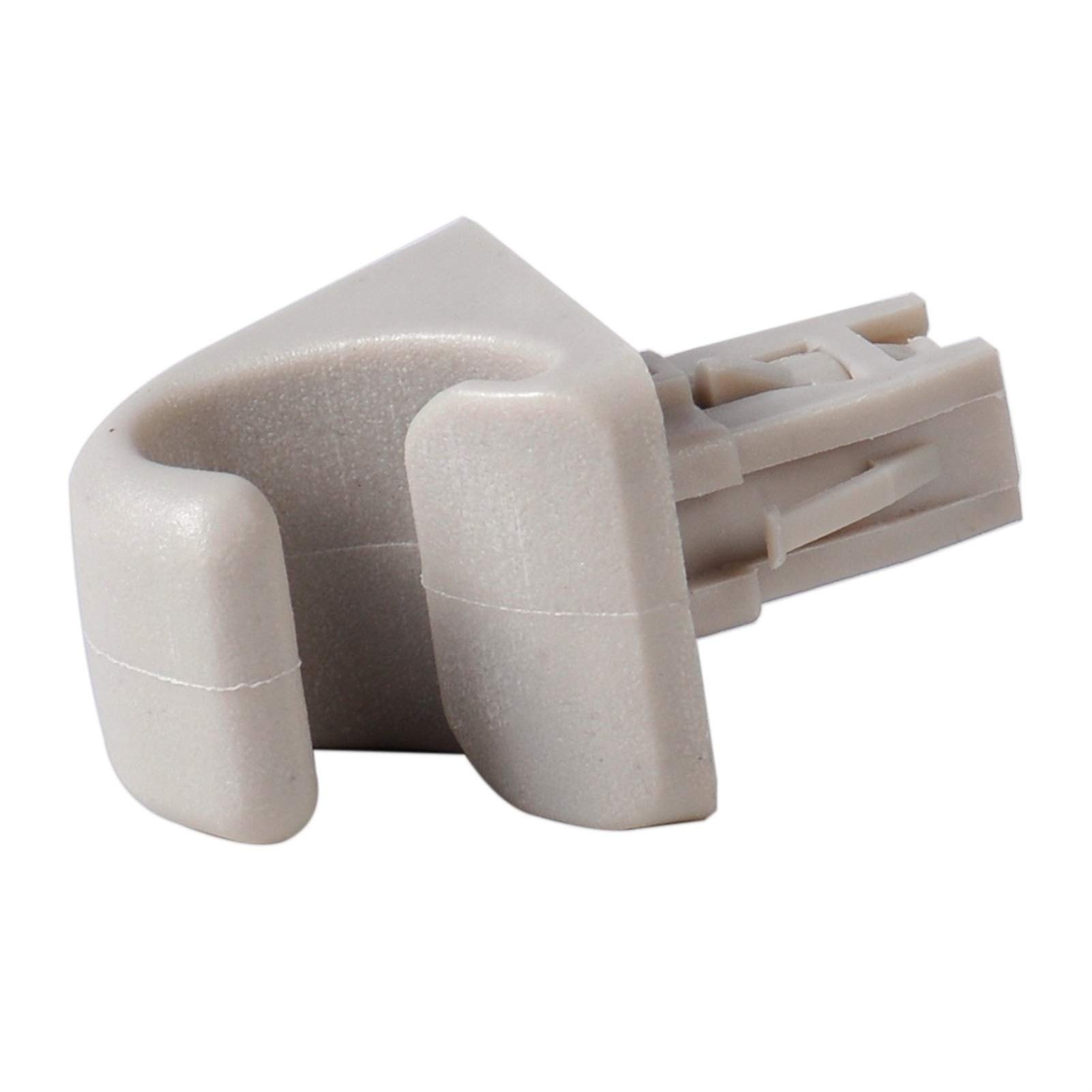 Sonnenblende Halterung,Sonnenblende Clip 2 stücke grau/beige sonnenvisier Haken Clip Bracket aufhänger Passend Passend Passend für rav4 Prius Solara 2004 2005 2006 2007(Beige) von Trohollis
