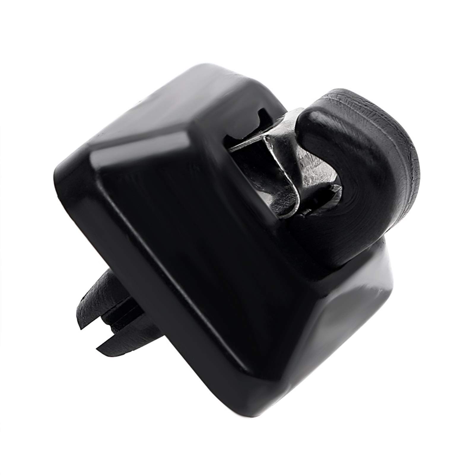 Sonnenblende Halterung,Sonnenblende Clip Auto Sonnenvisier Hakenhalterung Passend Passend Passend für A4L A5 A6L Q3 Q5 Innenzubehör Auto Fastener Brille Clips Halter Ersatzkappe(Black) von Trohollis