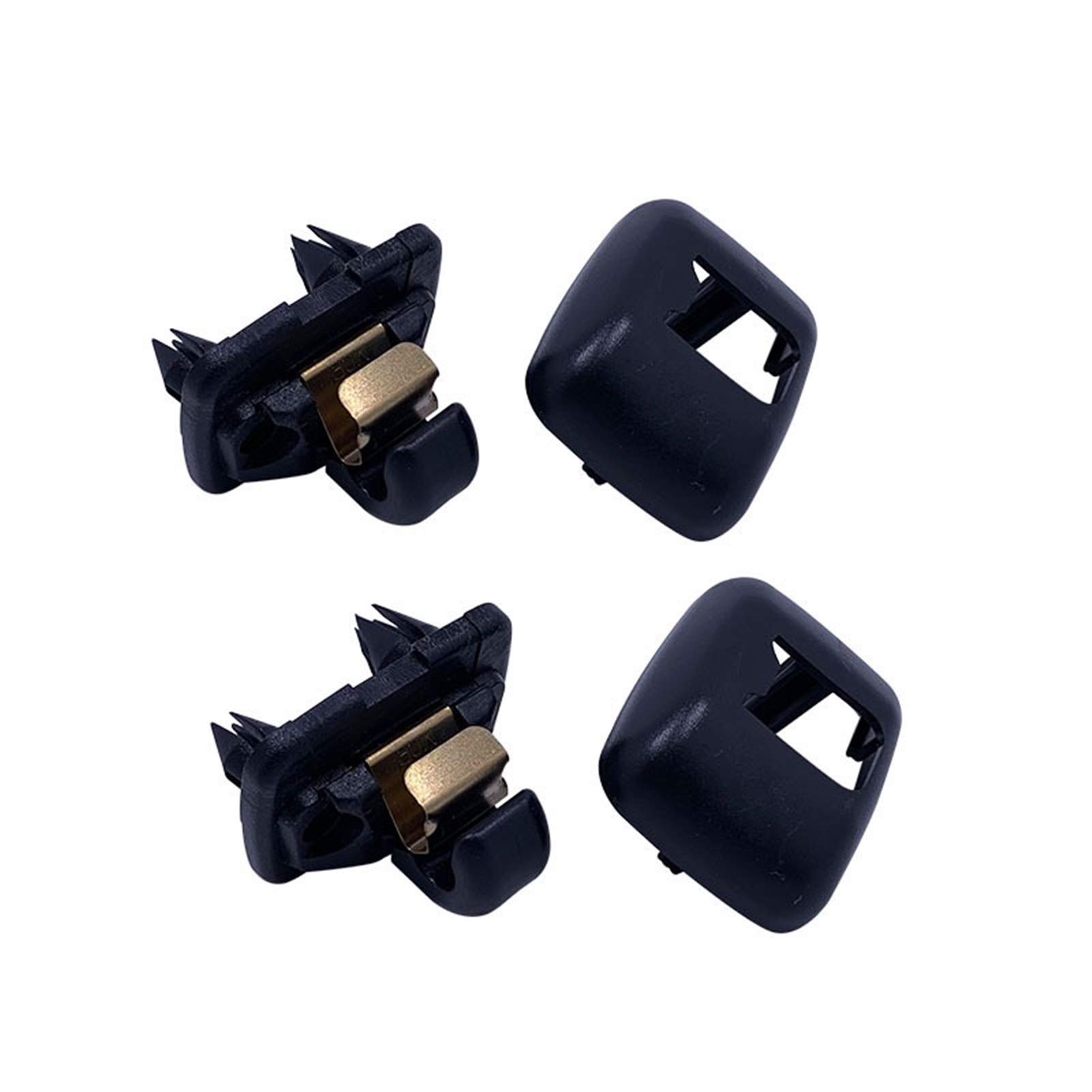 Sonnenblende Halterung,Sonnenblende Clip Black Sun Visor Aufhänger Clip Halter Hakenhalterung Passend Passend Passend für A1 A3 A4 A5 Q3 Q5 TT RS5 8W0 857 562 A 8U0 857 562 A 8E0 857 562 A(4PCS) von Trohollis