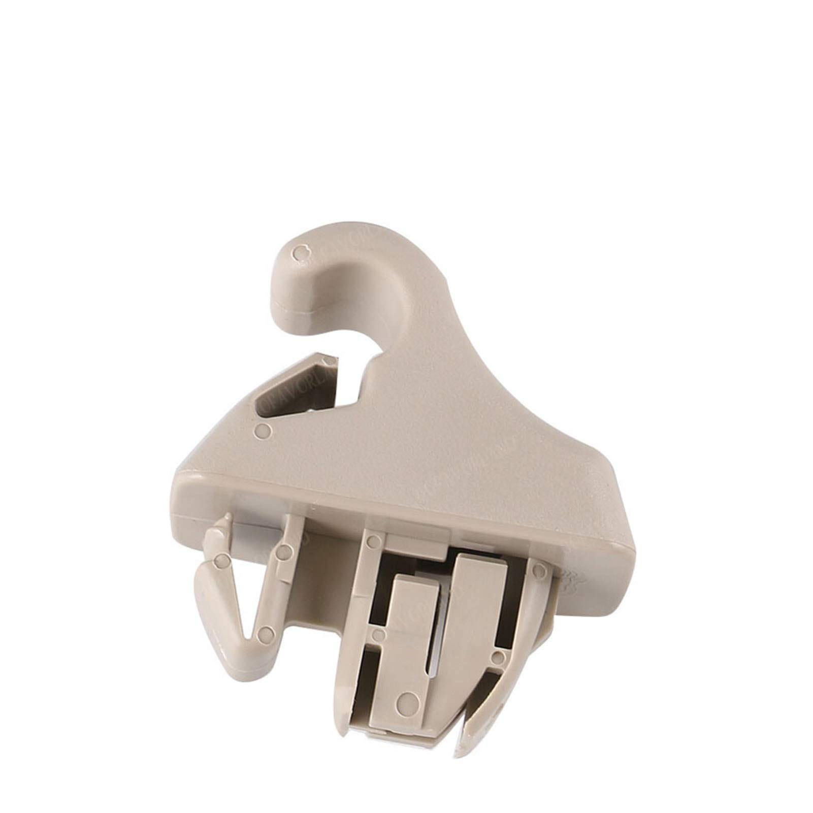 Sonnenblende Halterung,Sonnenblende Clip Grau- oder Beige Auto Sonnenvisier-Haken-Clip-Halterung Passend Passend Passend für Mitsubishi Pajero Montero MK3 2000-2006 V73 V77 V93 V97(Beige) von Trohollis