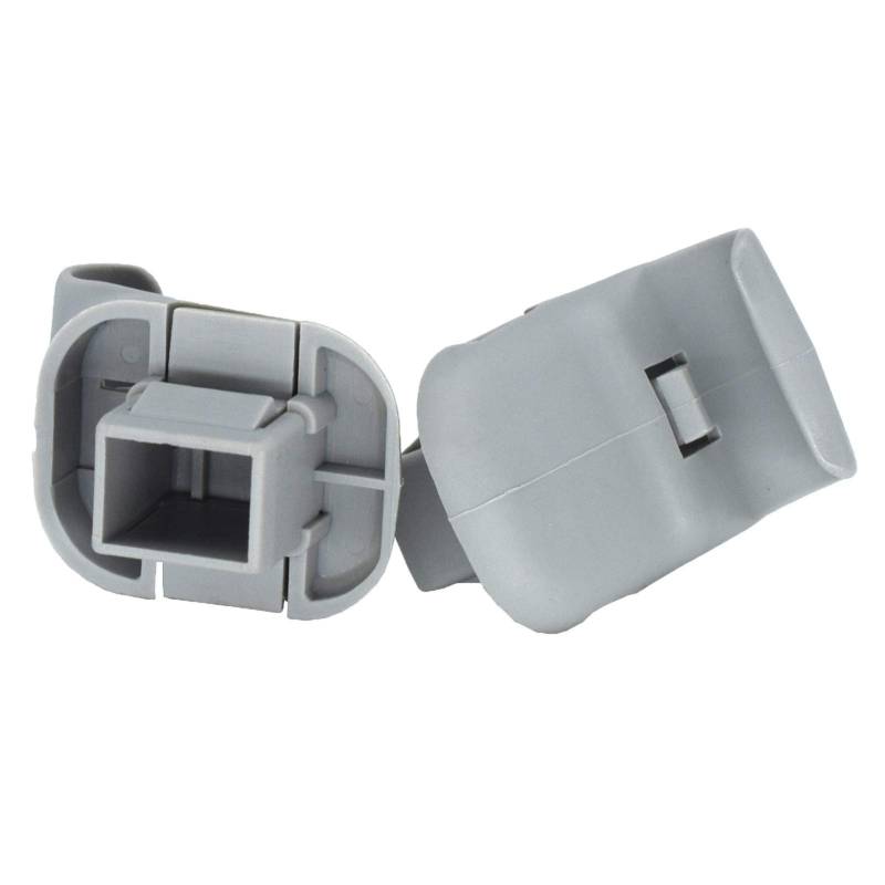 Sonnenblende Halterung,Sonnenblende Clip Graue 2 stücke Auto Montage Sun Visor Clip Hook Grey Adapter Passend Passend Passend für Mazda 3 BK 5 6 CX-7 CX-9 RX-8 RX-9 MPV von Trohollis